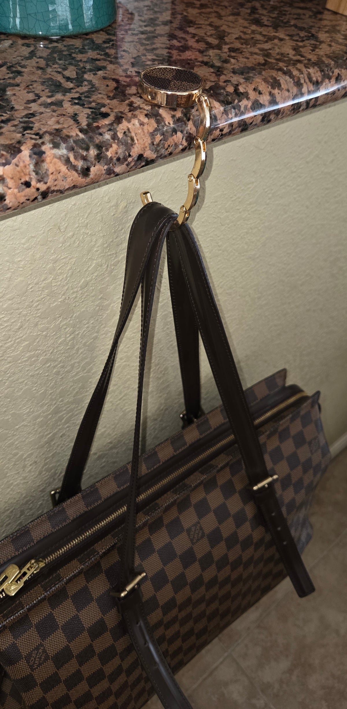 Upcycled LV Damier Ebene Bag Holder