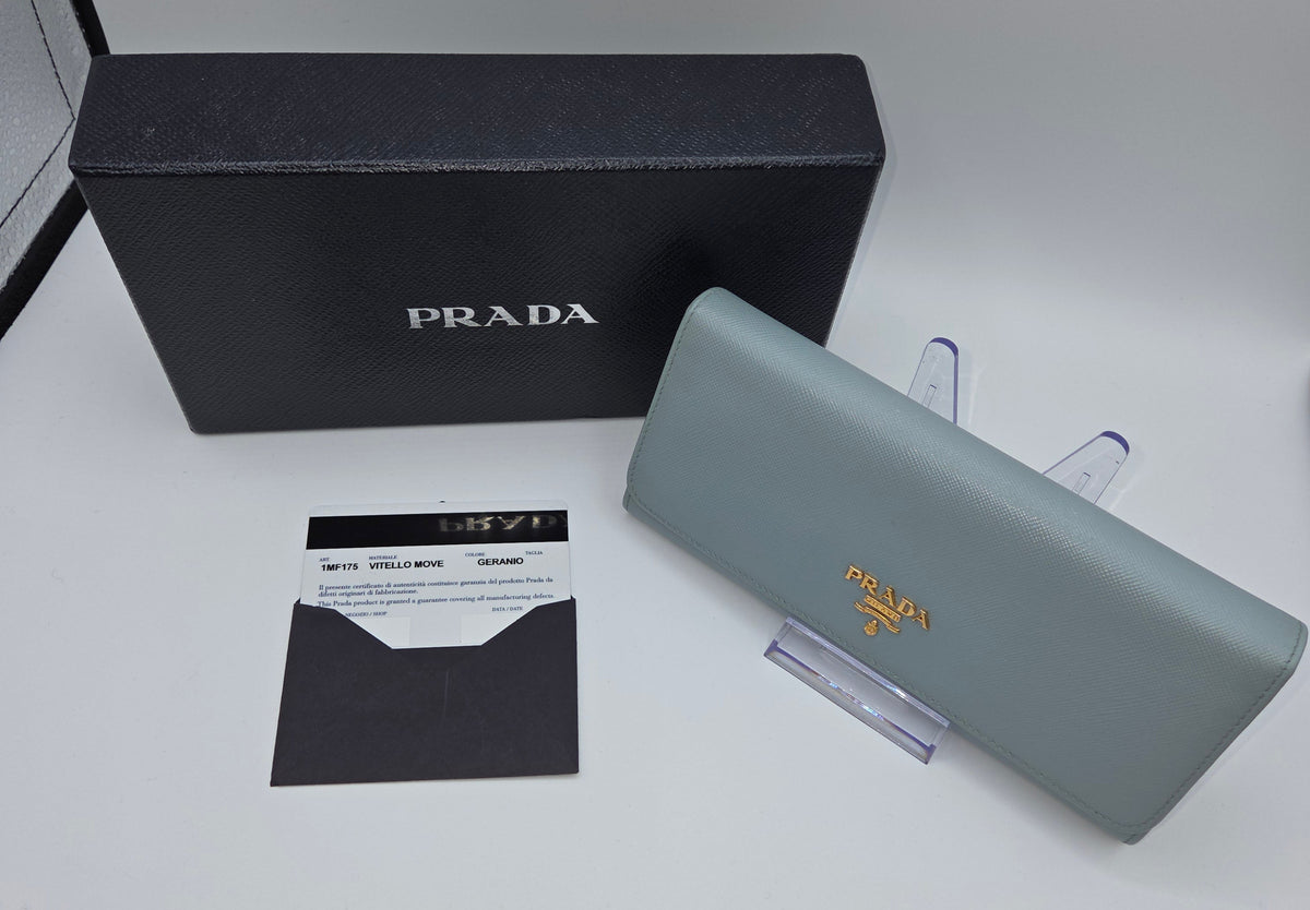 Pre-Loved Prada Saffiano Leather Flap Wallet
