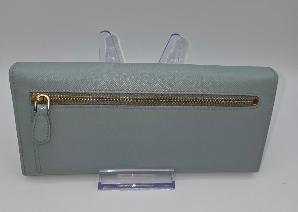 Pre-Loved Prada Saffiano Leather Flap Wallet