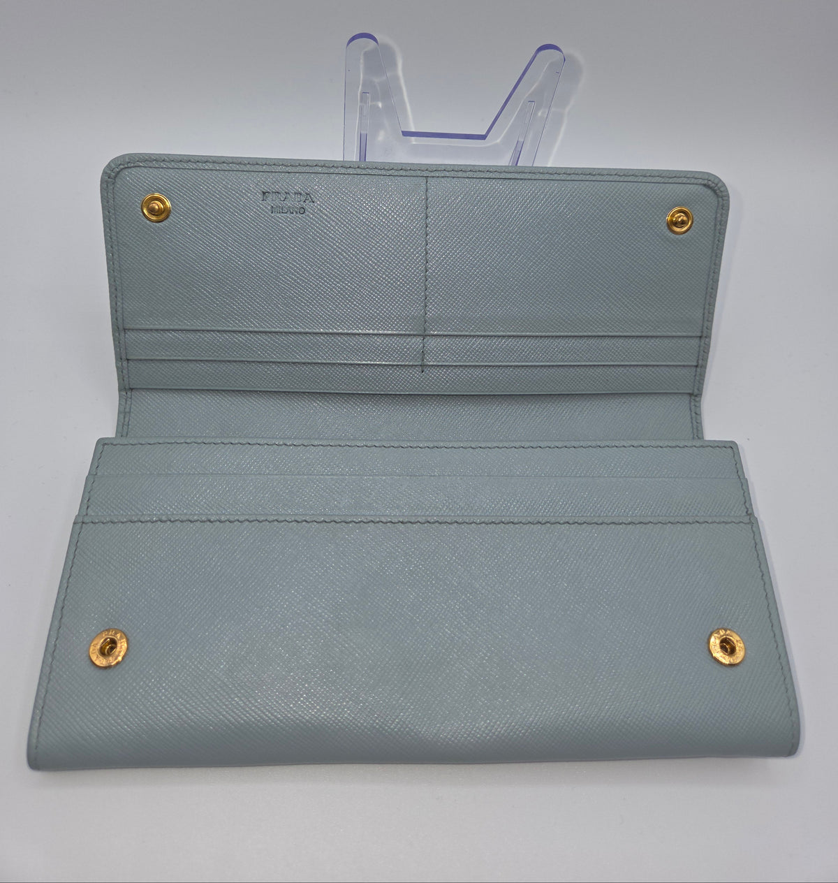 Pre-Loved Prada Saffiano Leather Flap Wallet