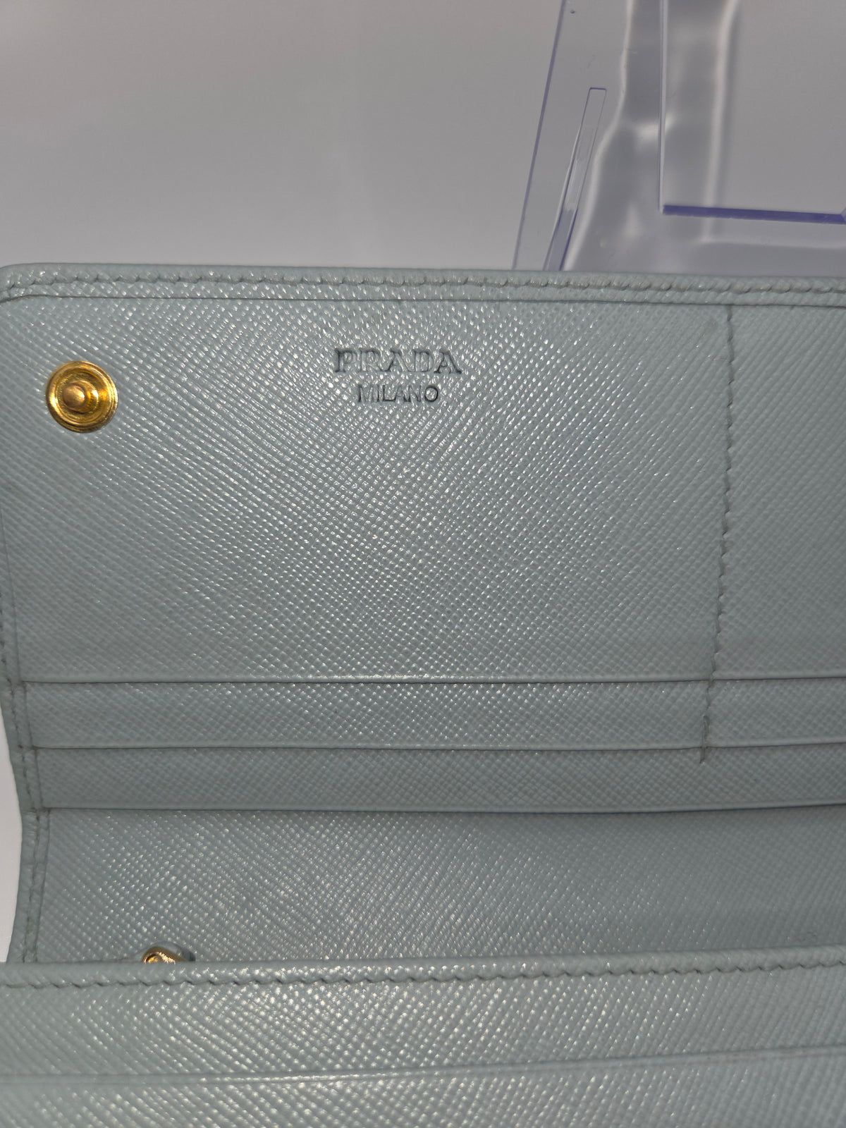 Pre-Loved Prada Saffiano Leather Flap Wallet