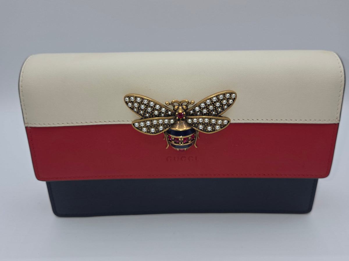 Pre-Loved Gucci Queen Margaret Leather Wallet