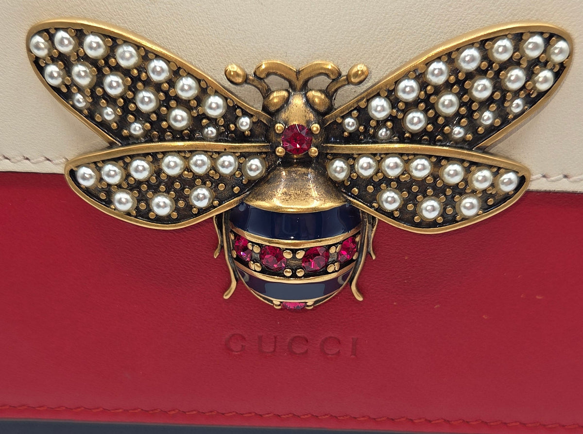 Pre-Loved Gucci Queen Margaret Leather Wallet