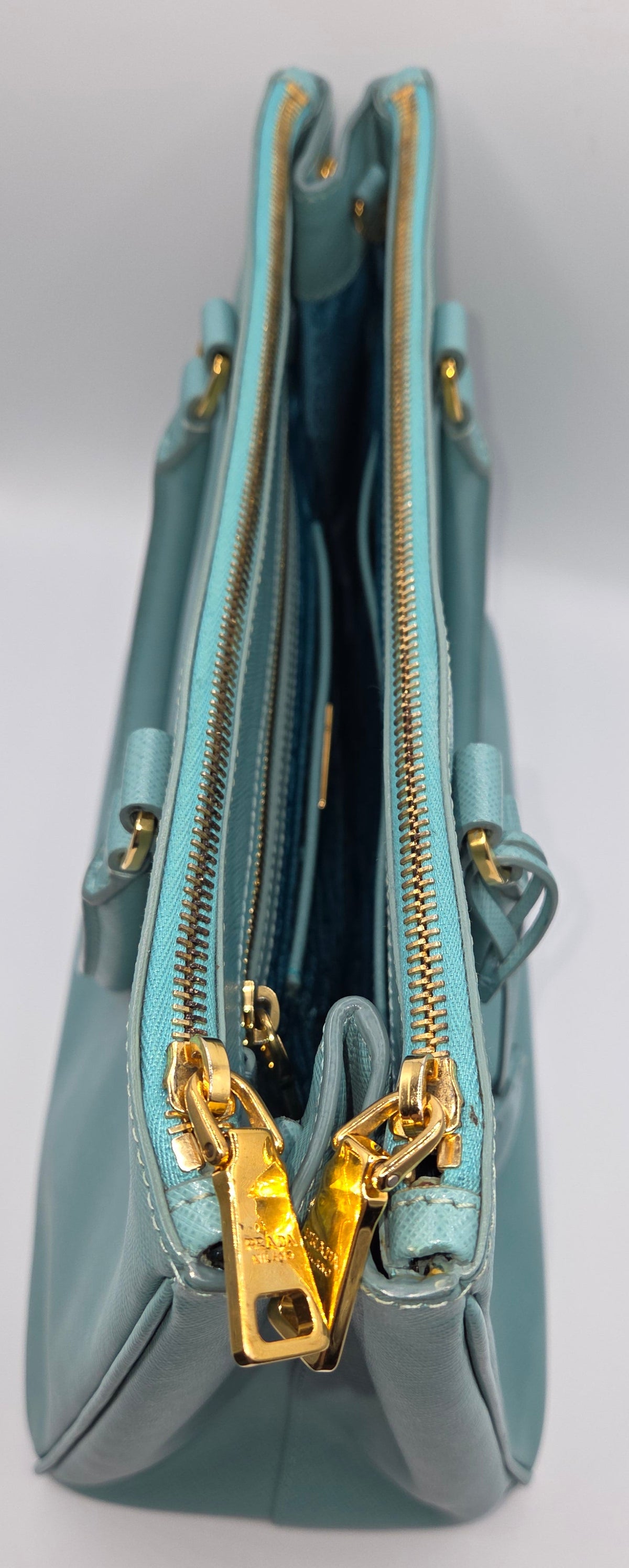 Pre-Loved Prada Saffiano Lux Double Zip Tote
