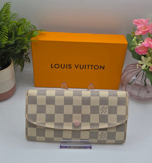 Pre-Loved Louis Vuitton Damier Azur Emilie Wallet