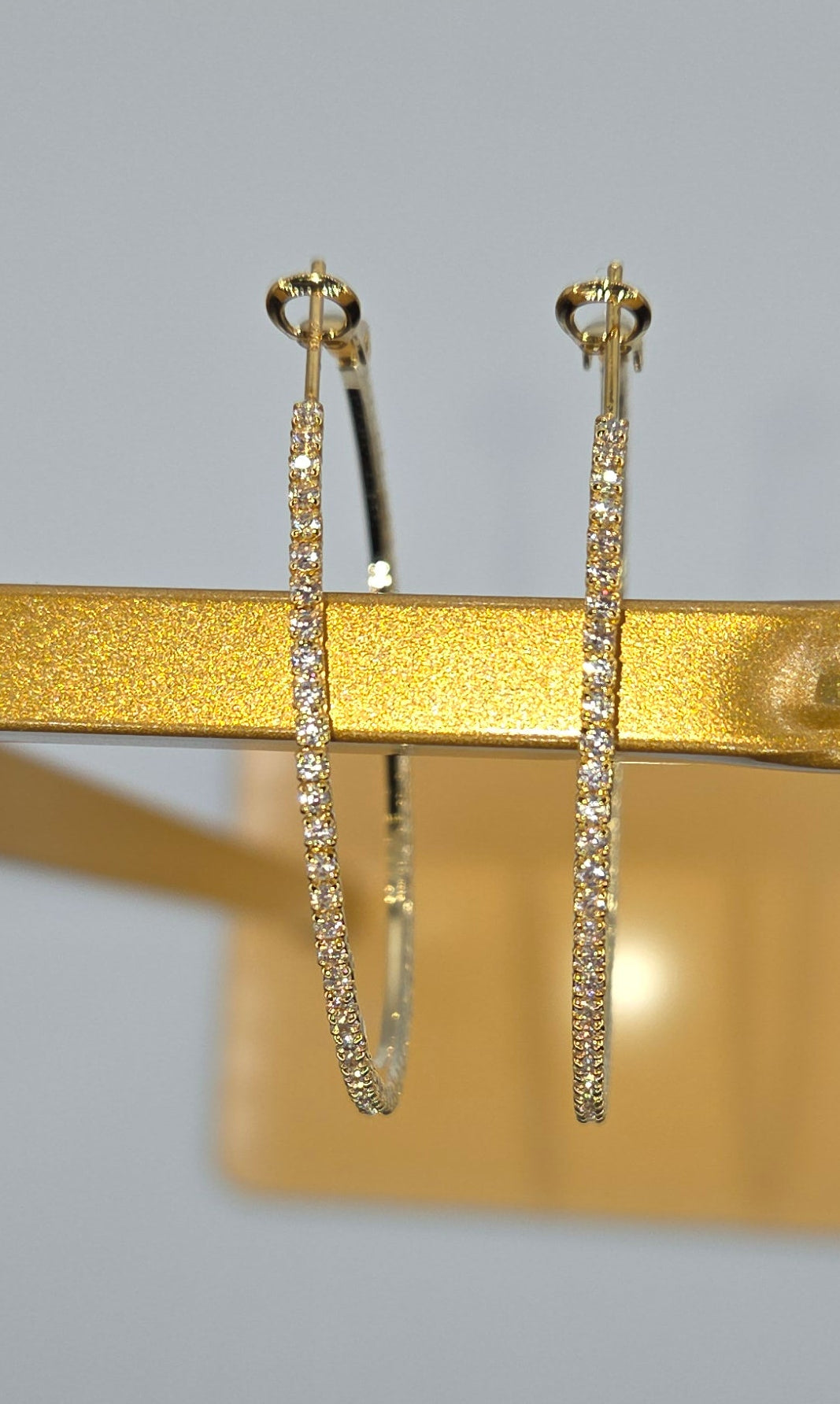 Gold-Plated Hoop Earrings