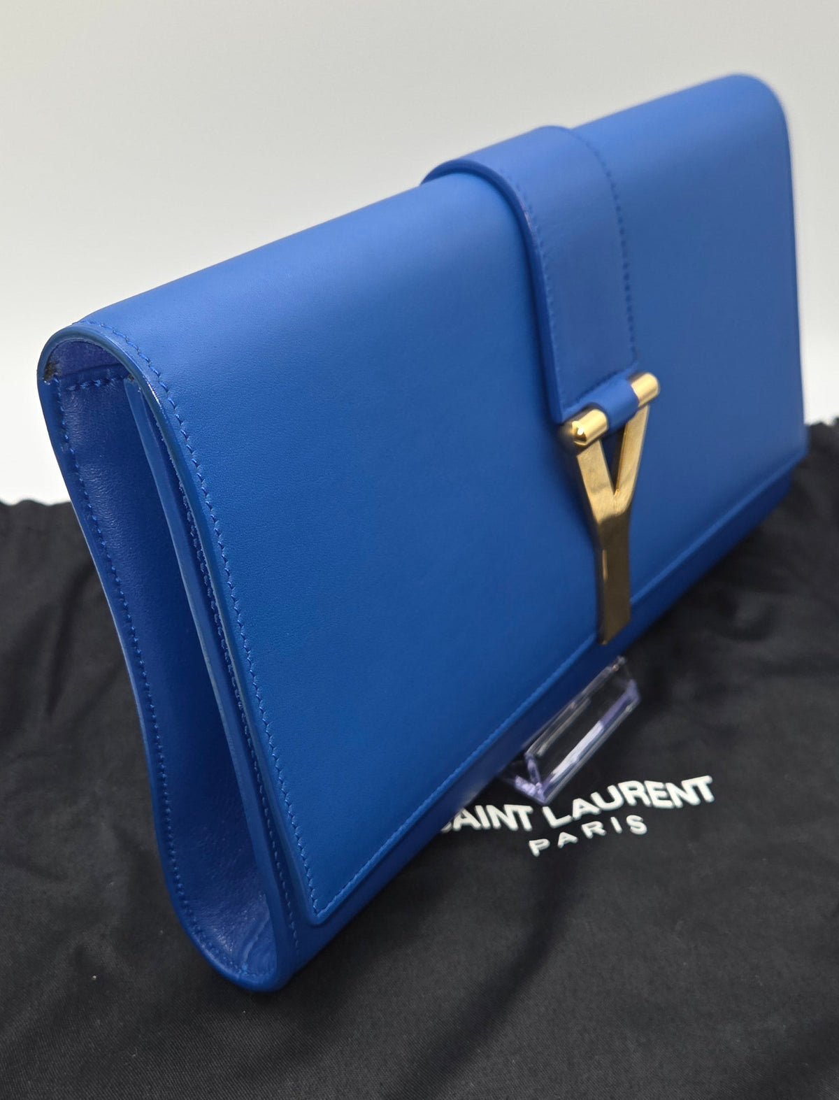 Pre-Loved Saint Laurent Ligne Y Clutch