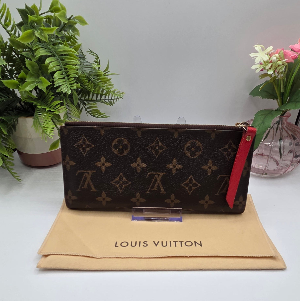 Pre-Loved LV Monogram Portefeuille Adele Long Bifold Wallet