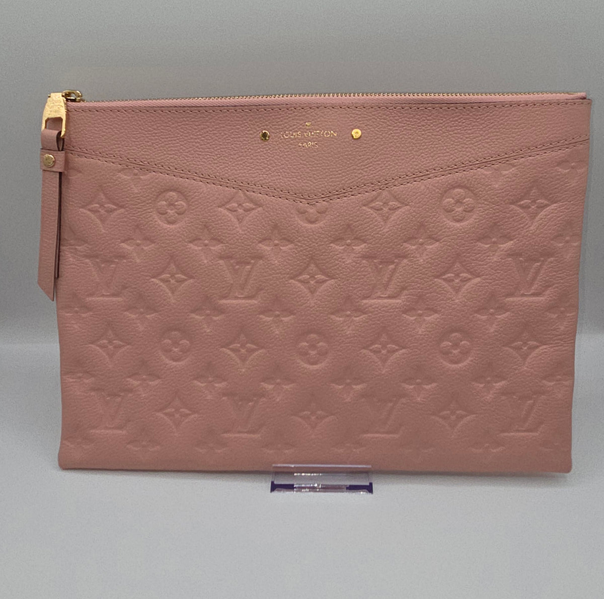 Pre-Owned Louis Vuitton Daily Pouch Empreinte Leather Clutch