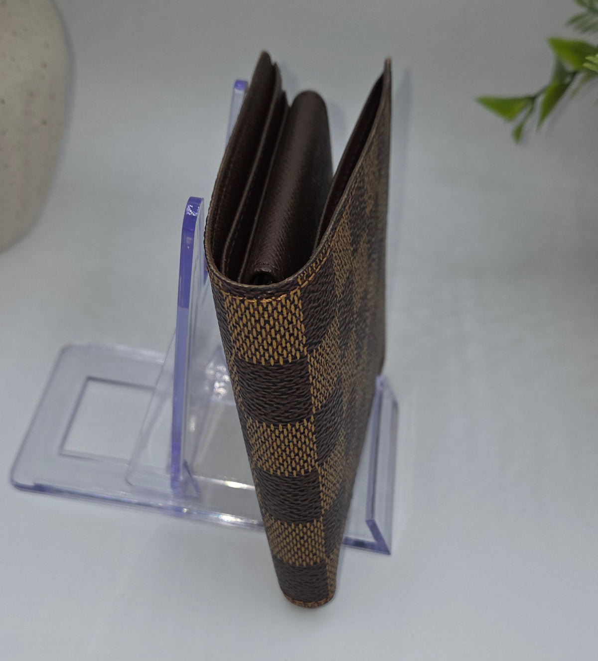 Pre-Loved Louis Vuitton Marco Wallet - Damier Ebene