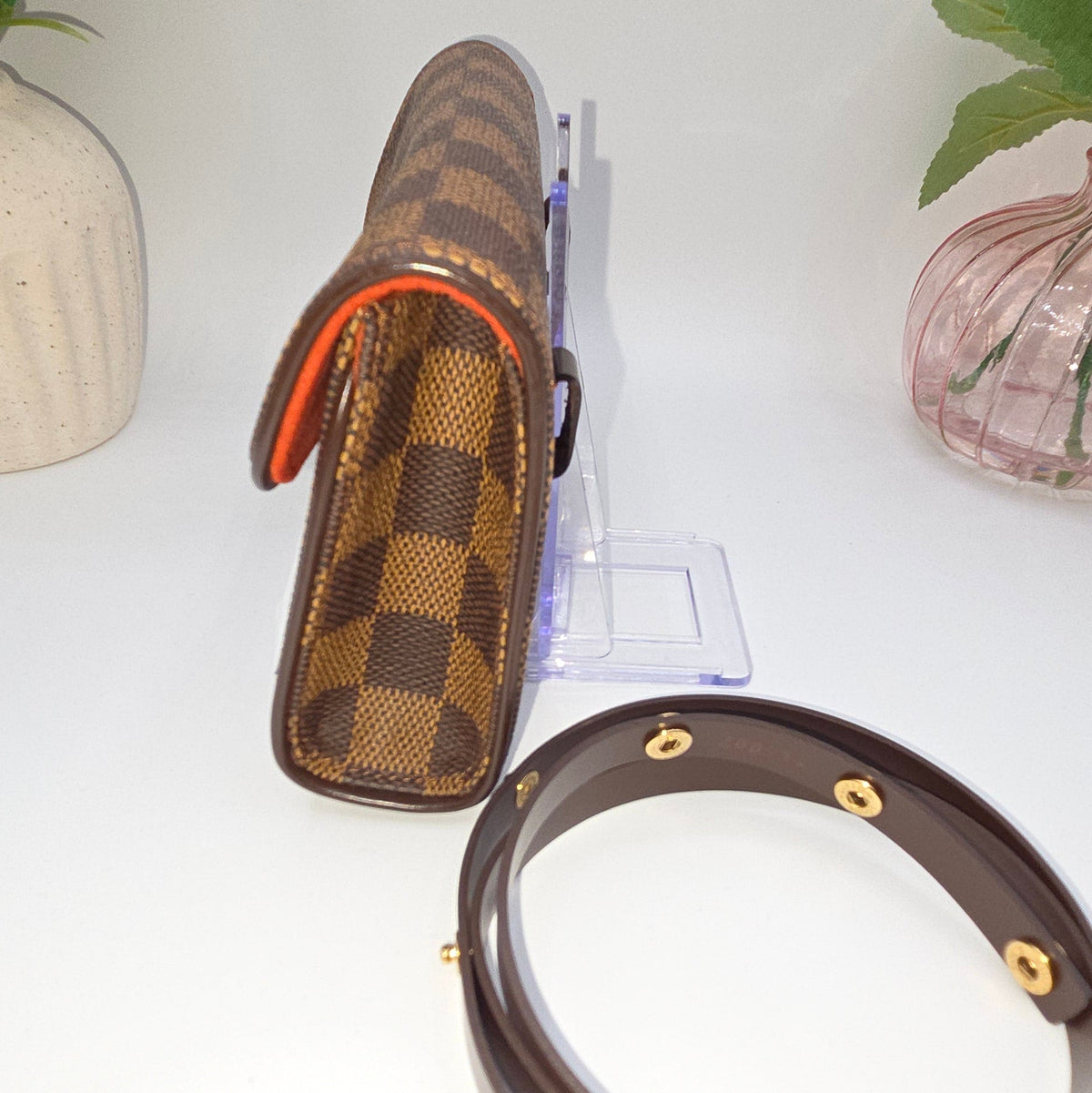 Pre-Loved Louis Vuitton Damier Ebene Pochette Florentine belt bag