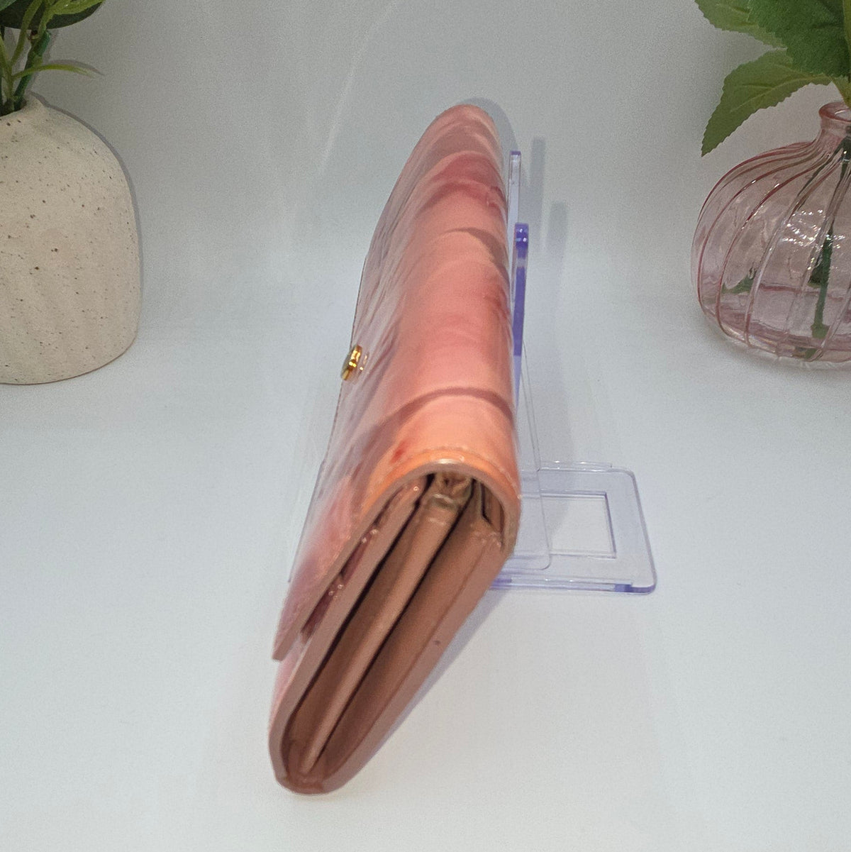 Pre-Loved Limited Edition Louis Vuitton Vernis Sarah Wallet - Rose Velours
