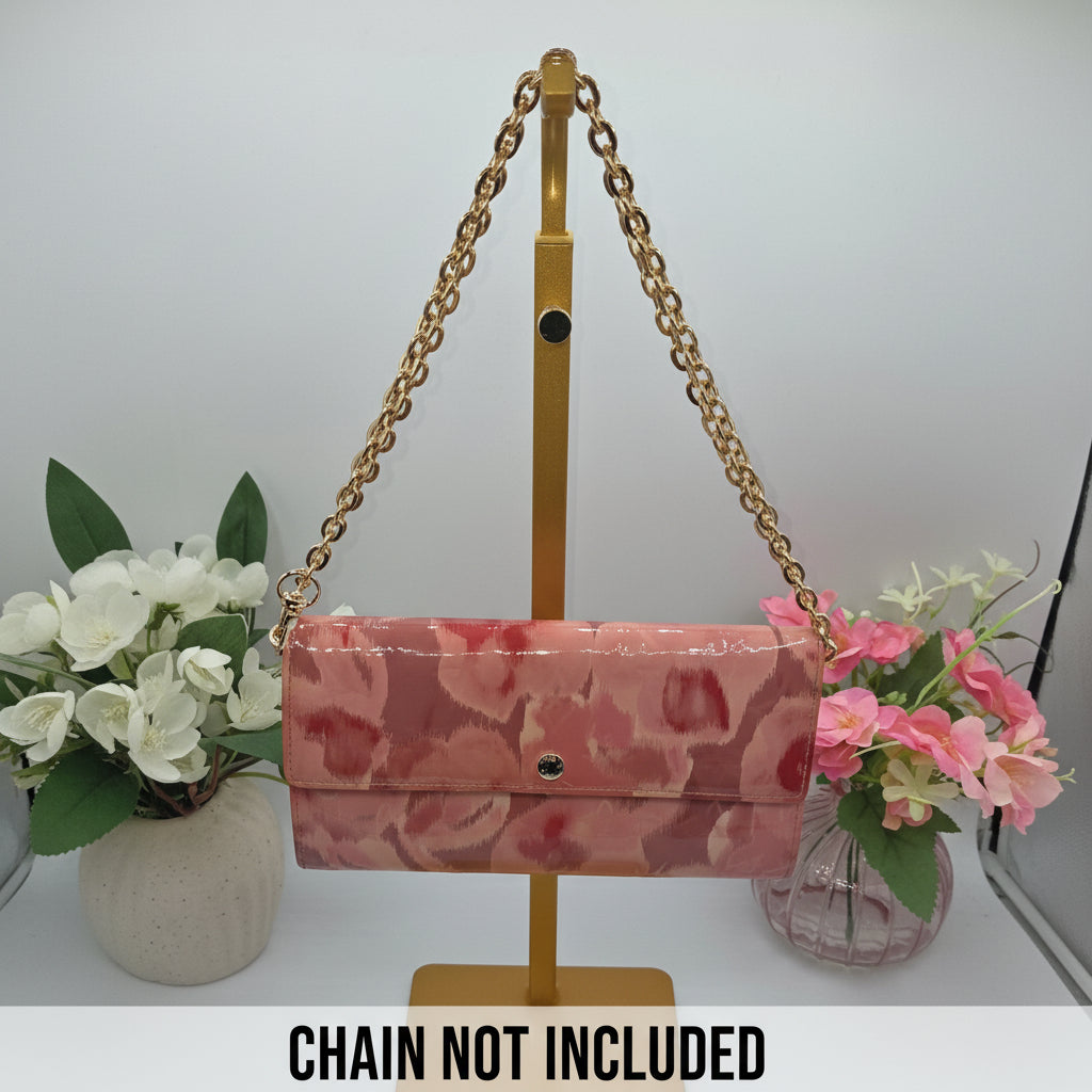 Pre-Loved Limited Edition Louis Vuitton Vernis Sarah Wallet - Rose Velours