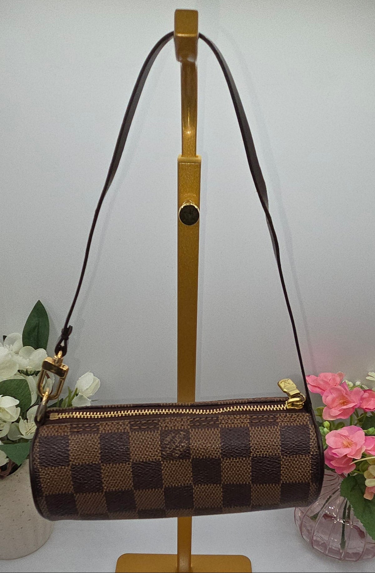 Pre-Loved Louis Vuitton Mini Papillon - Damier Ebene