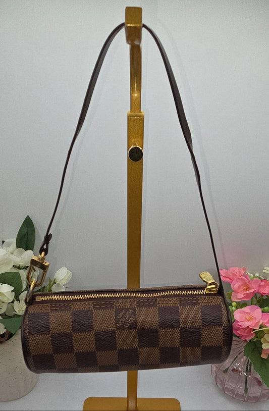 Pre-Loved Louis Vuitton Mini Papillon - Damier Ebene