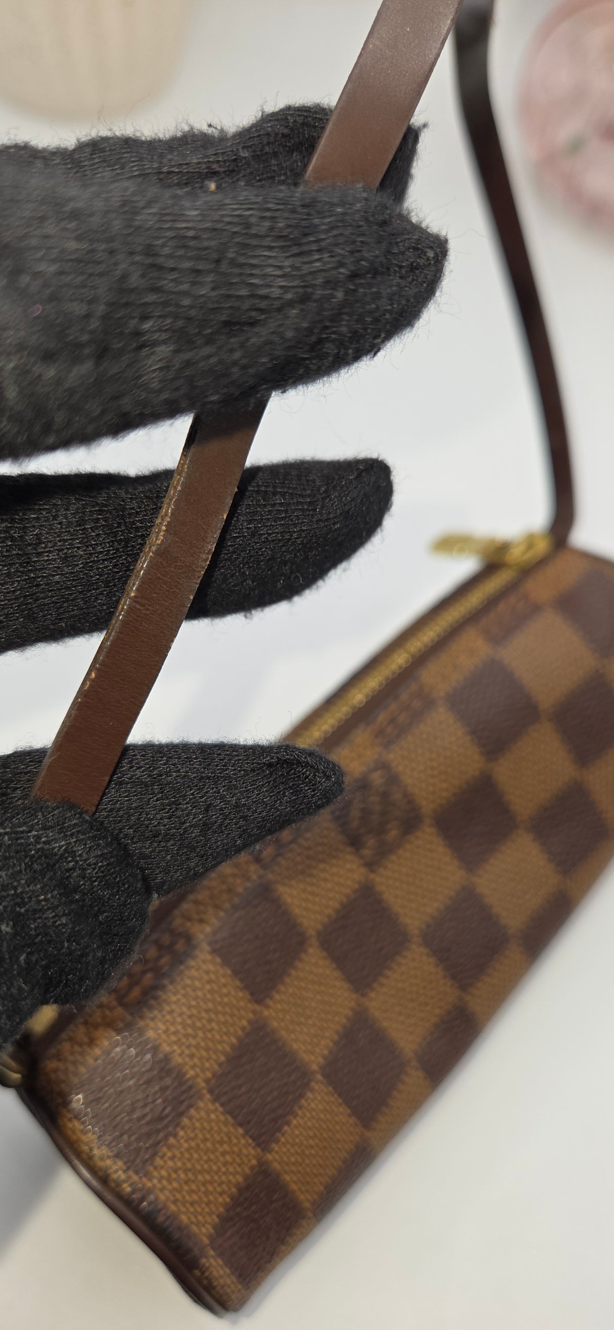 Pre-Loved Louis Vuitton Mini Papillon - Damier Ebene