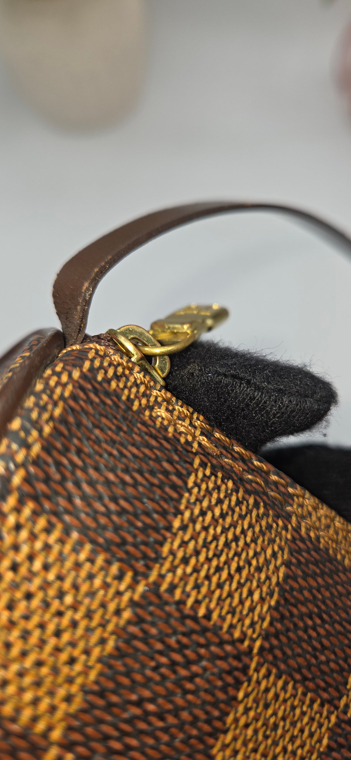Pre-Loved Louis Vuitton Mini Papillon - Damier Ebene