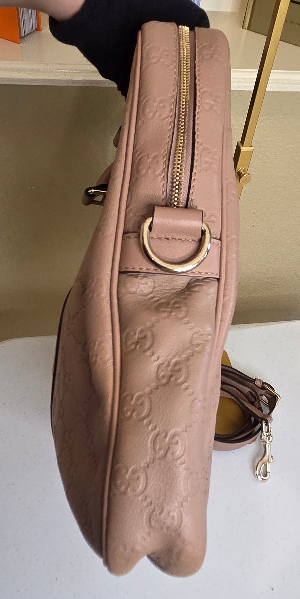 Pre-Loved Gucci Guccissima Leather Briefcase