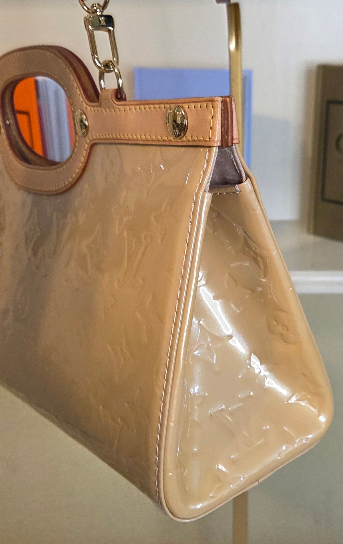 Pre-Loved Louis Vuitton Monogram Vernis Roxbury Drive Shoulder Bag
