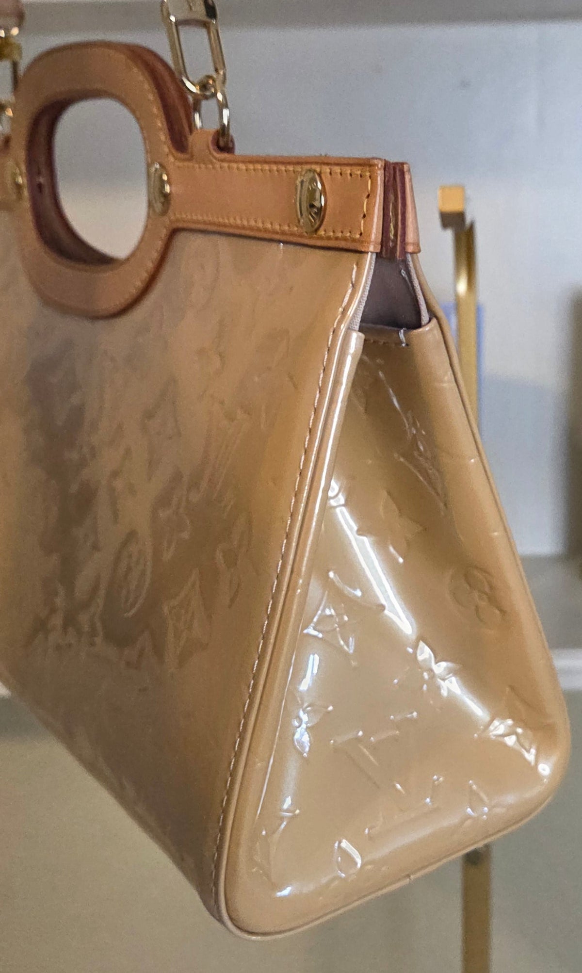 Pre-Loved Louis Vuitton Monogram Vernis Roxbury Drive Shoulder Bag
