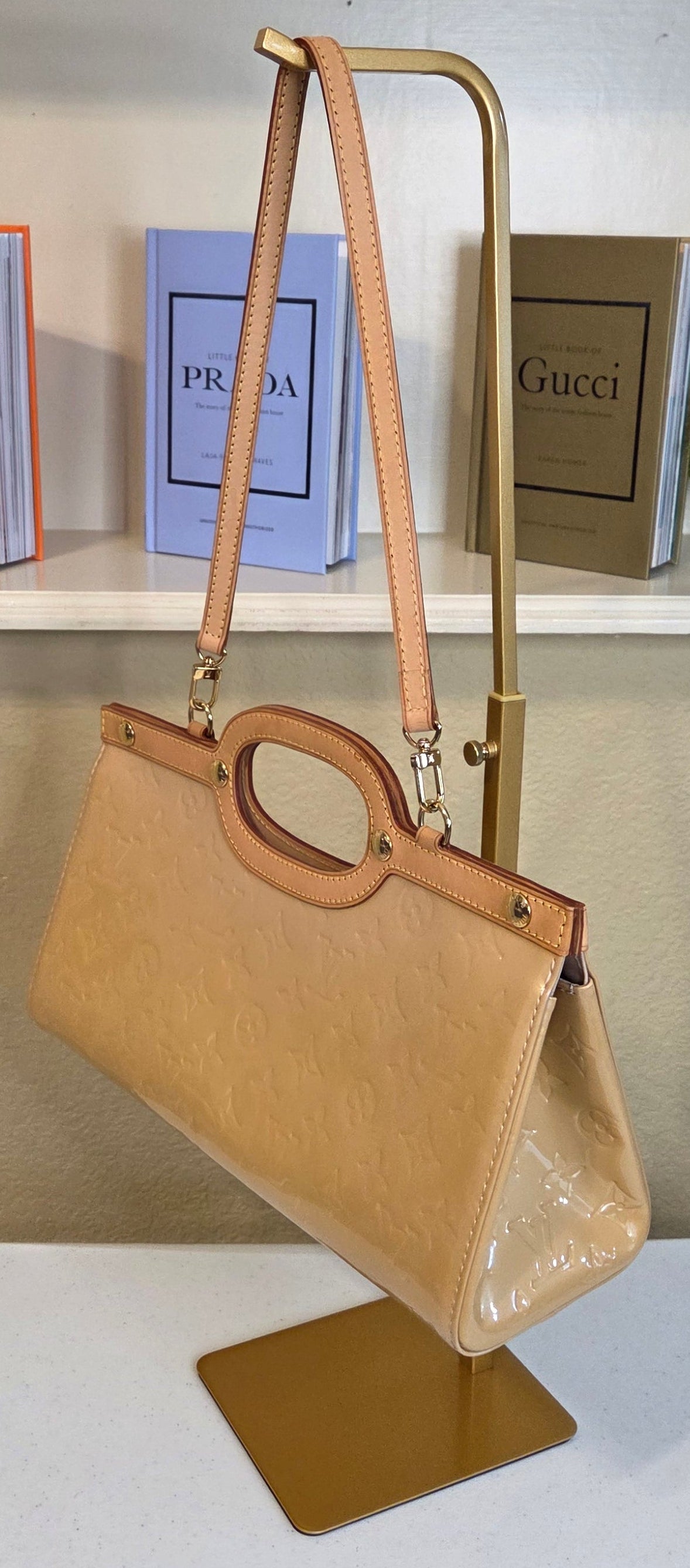 Pre-Loved Louis Vuitton Monogram Vernis Roxbury Drive Shoulder Bag