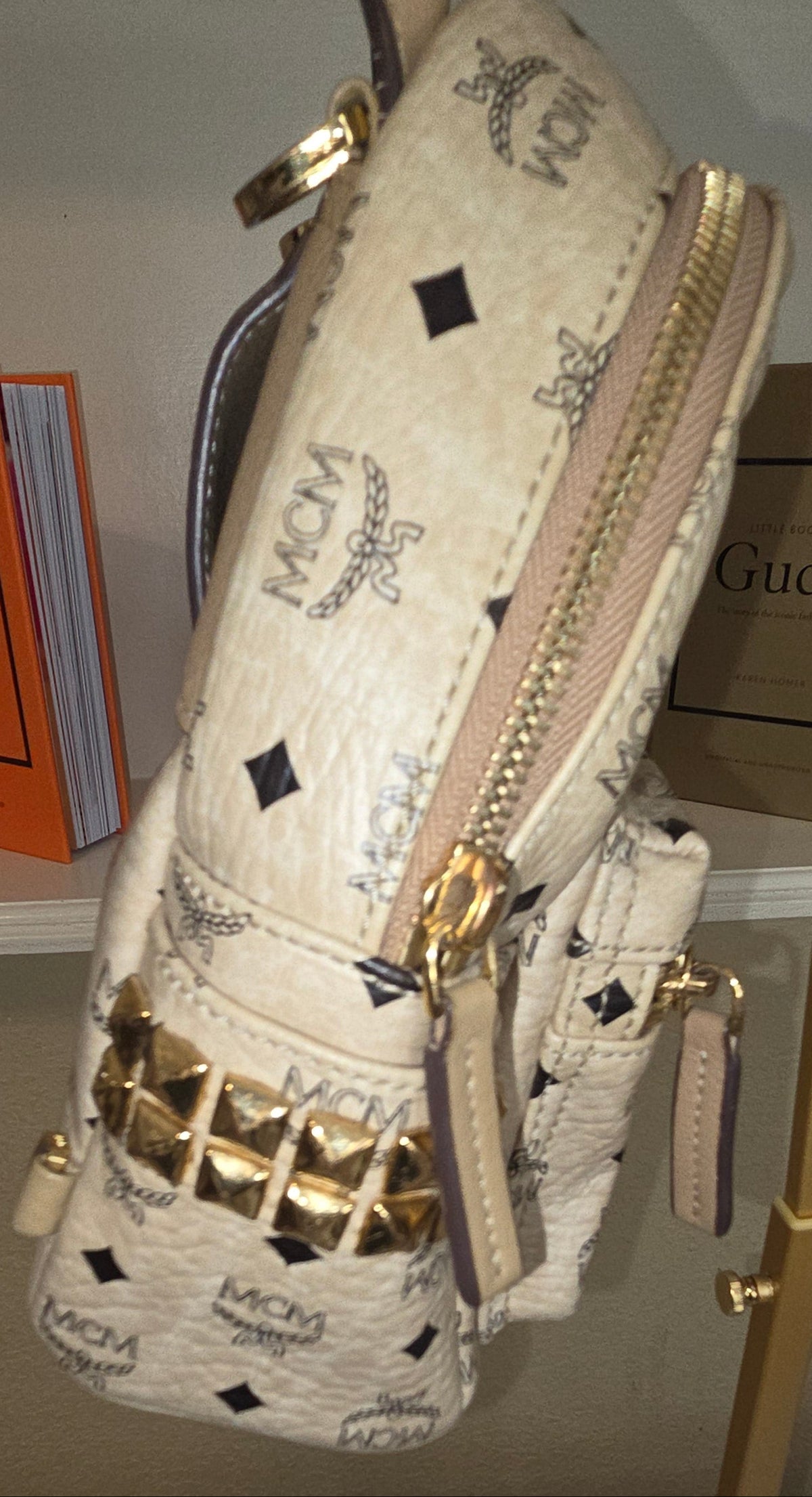 Pre-Loved  MCM Stark X-Mini Side Studs Backpack