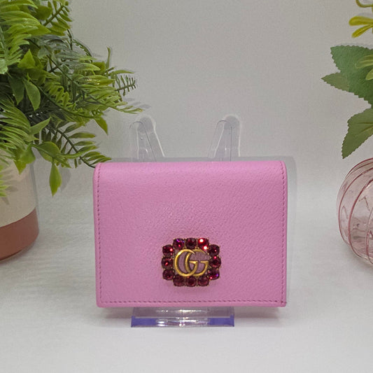 Pre-Loved  Gucci GG Marmont Card Case Wallet