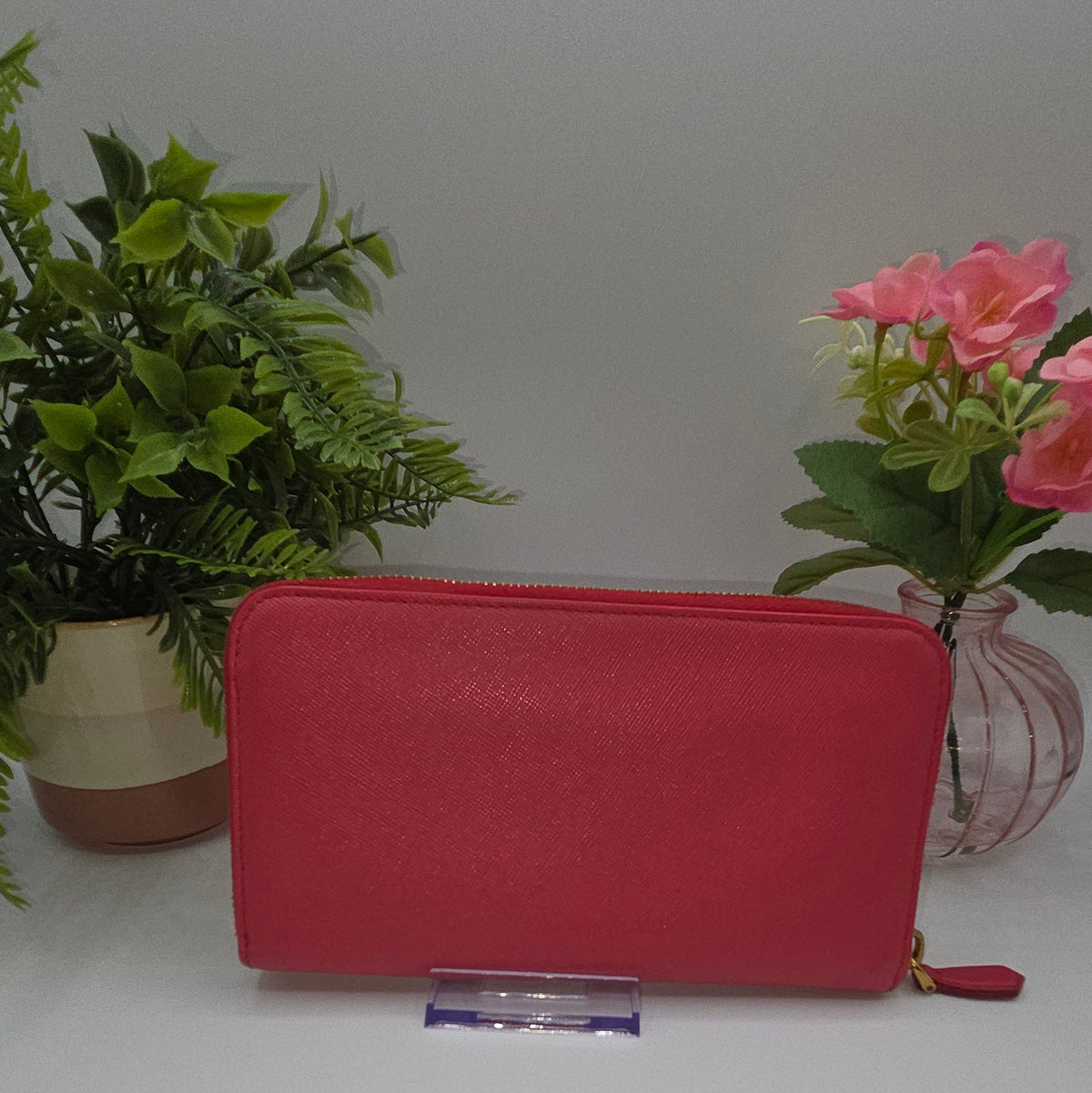 Pre-Loved Prada Saffiano Zip Around Wallet