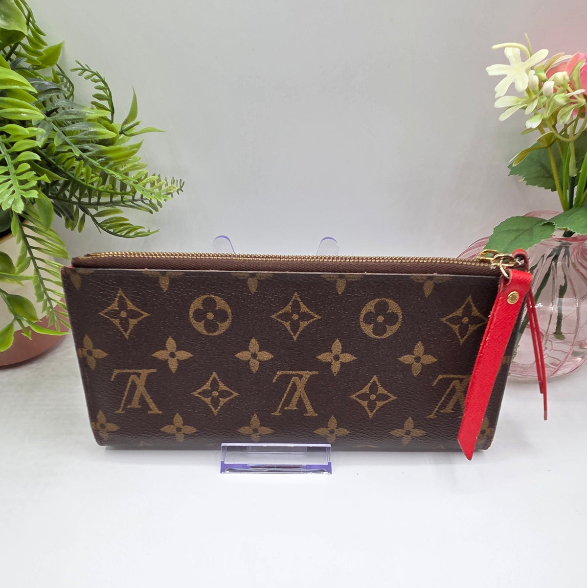 Pre-Loved LV Monogram Portefeuille Adele Long Bifold Wallet