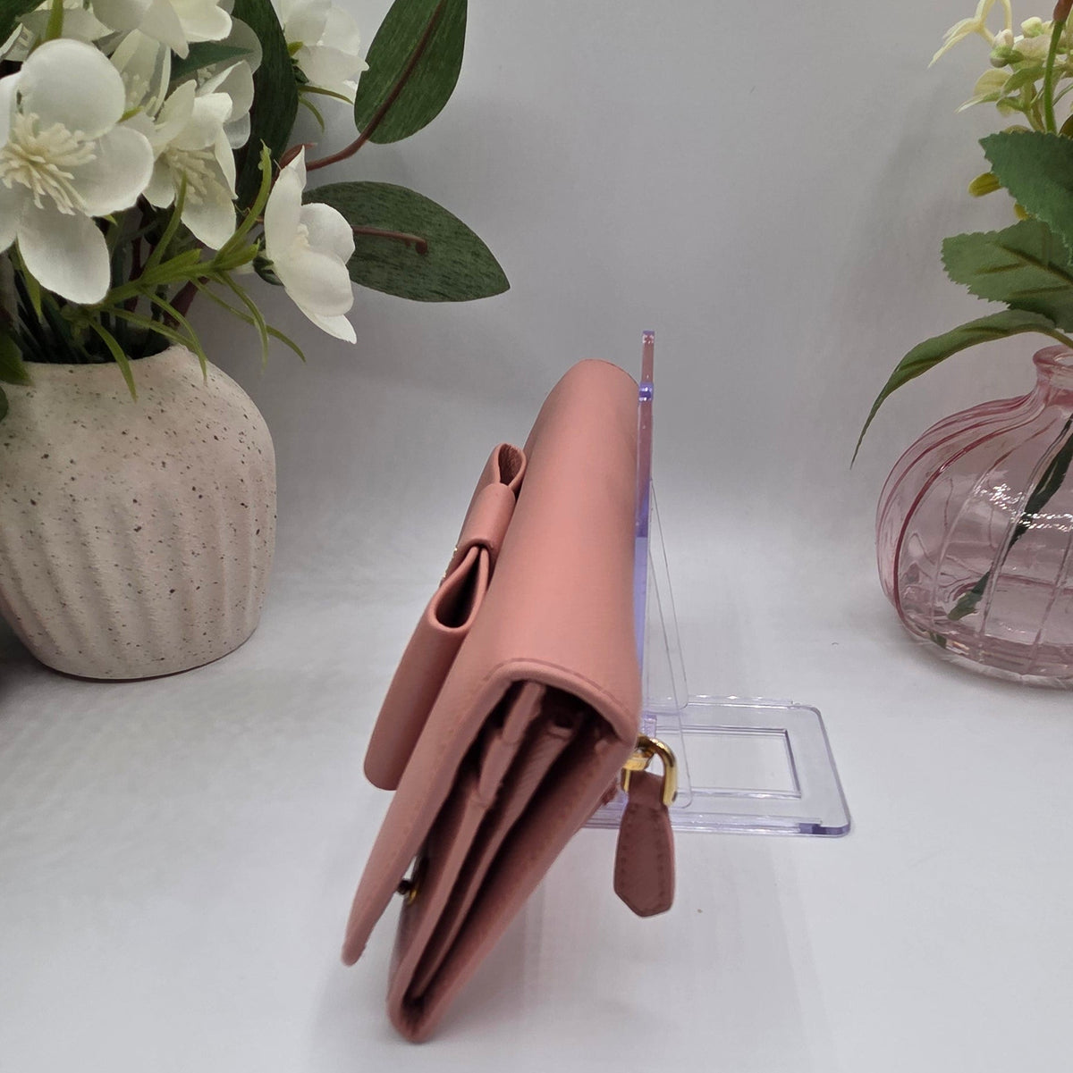 Pre-Loved Prada Saffiano Fiocco Flap Wallet
