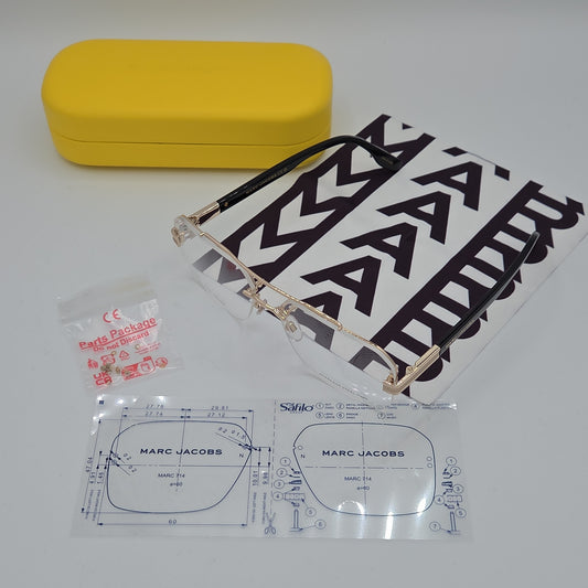 Marc Jacobs RX Glasses 714 — Gold Black