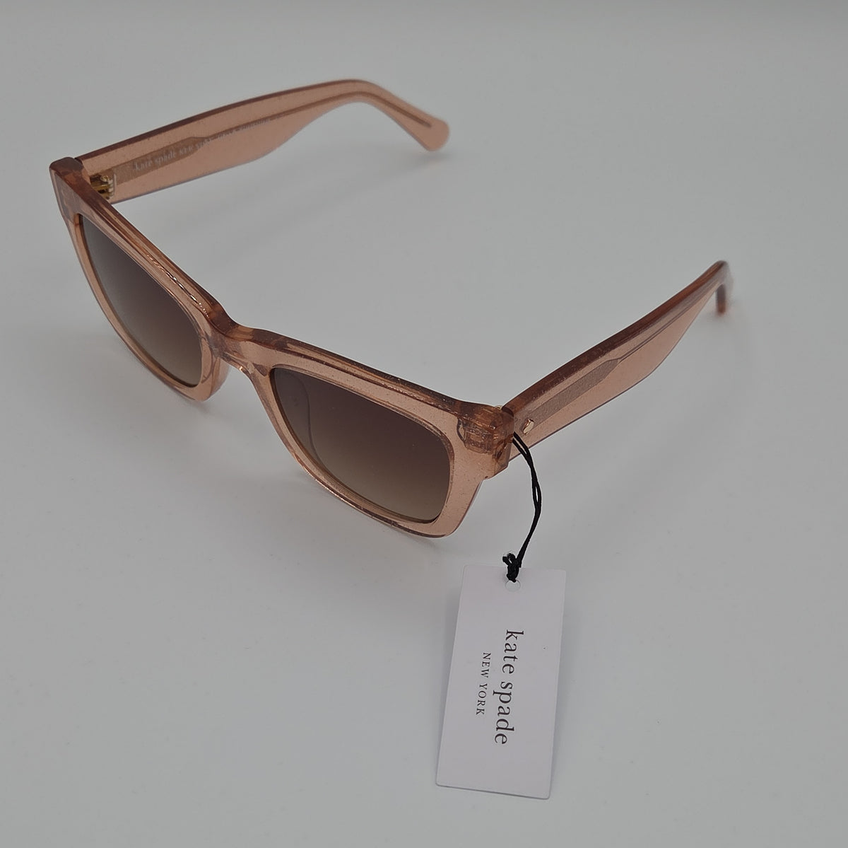 Kate Spade KSAIMEE_S Sunglasses — Pink Glitter/Brown